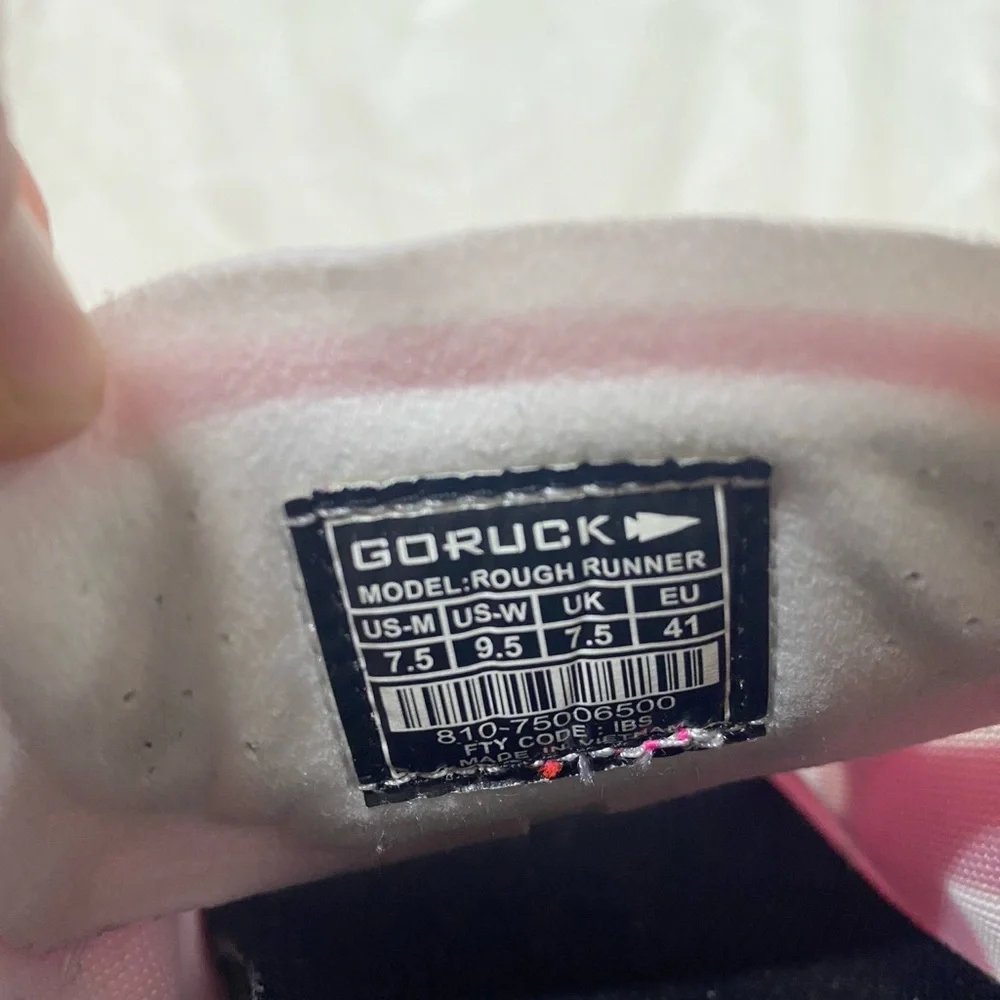GORUCK Rough Runner, Neon Pink and White, Athletic Shoes - Picture 7 of 7